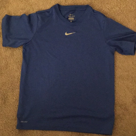 Nike Youth Large Blue Dri Fit - Picture 1 of 2